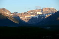 15 Mount Niles Pokes Up Behind Mount Daly At Sunrise From Hill At Lake Louise Village.jpg